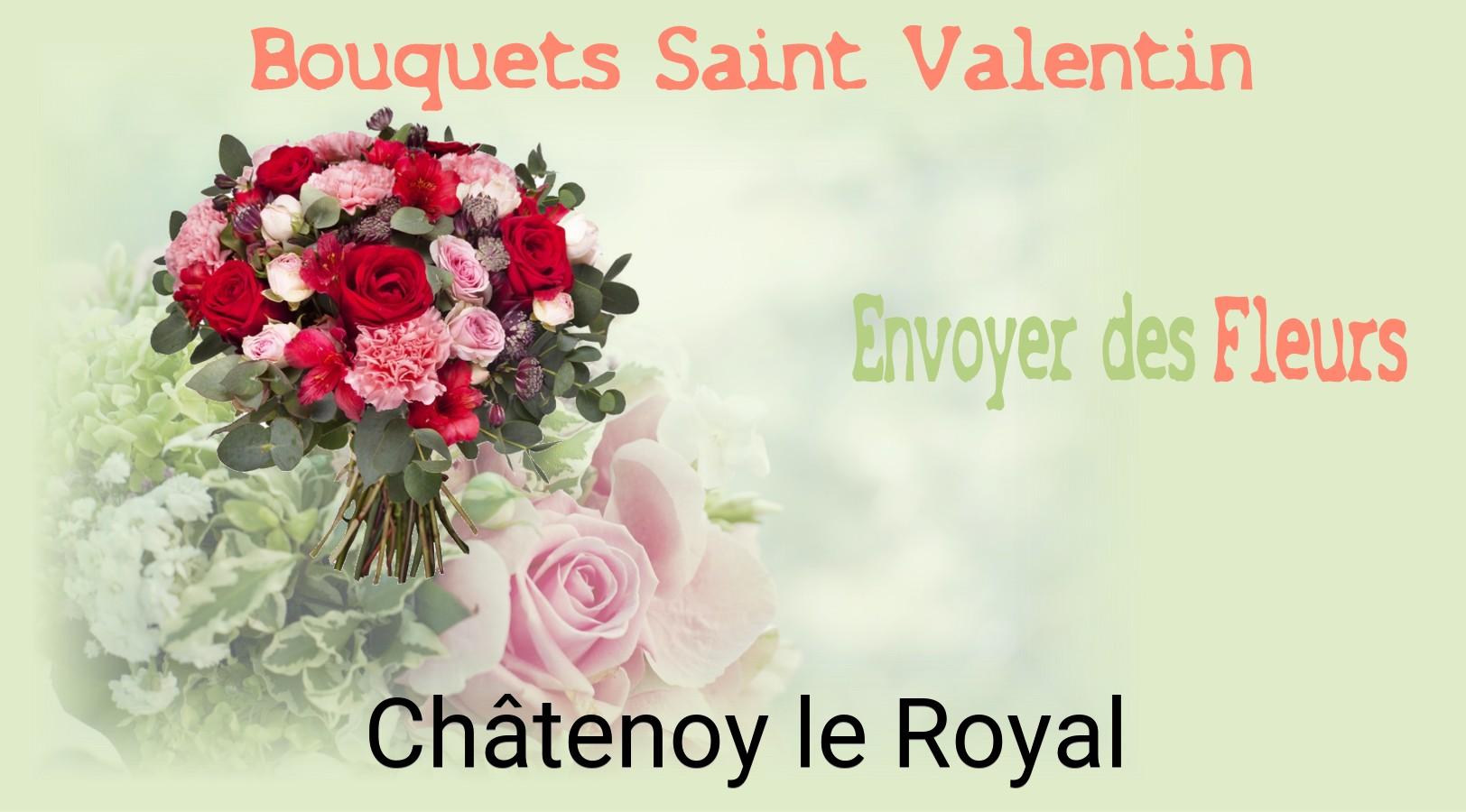 Roses de Saint-Valentin livrées à Châtenoy-le-Royal